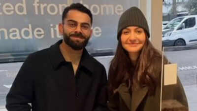 Virat Kohli and Anushka Sharma SPOTTED on day out in London; pose with fan for a selfie: PIC