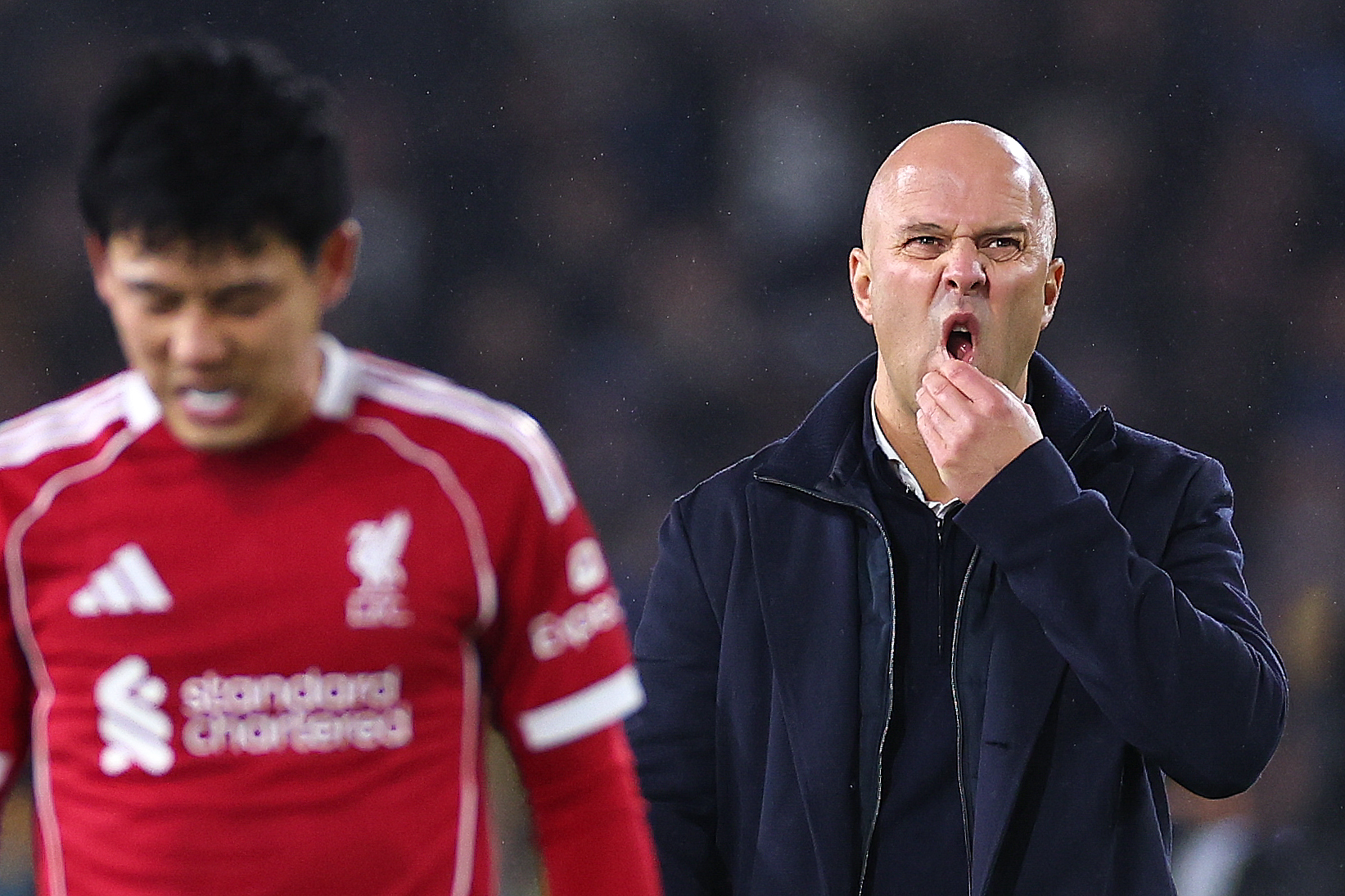 Liverpool manager Arne Slot