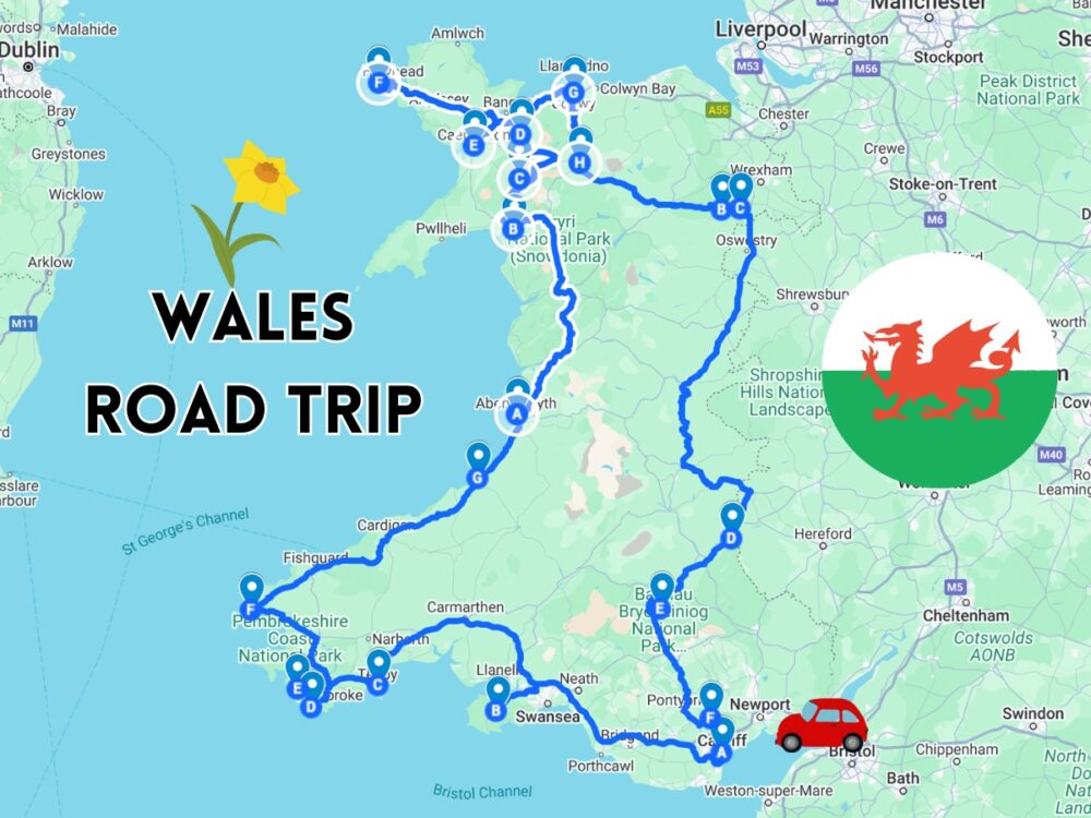 The 'Ultimate Wales Road Trip' shared by popular UK travel guide