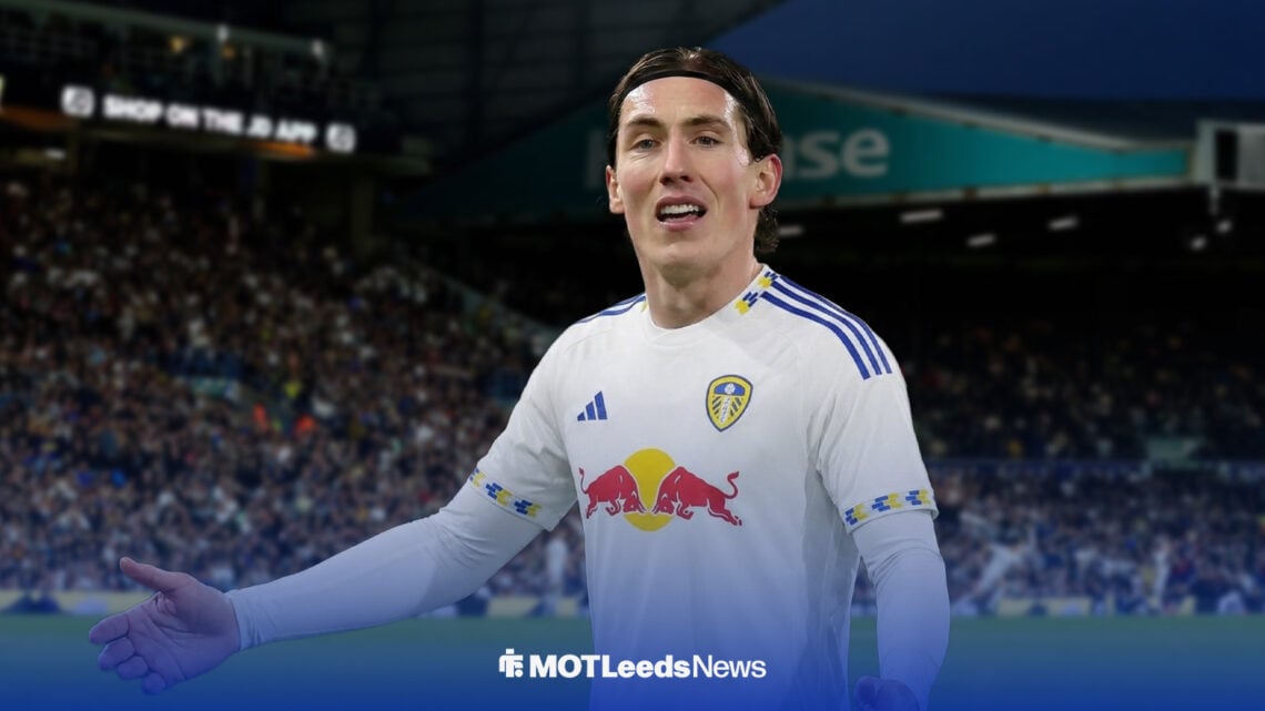 Harry Wilson in a Leeds United kit