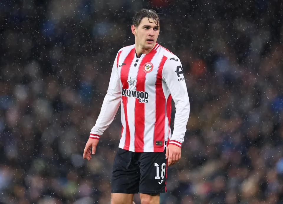 Only five Brentford outfielders have played more Premier League minutes than 21-year-old Yarmolyuk this season