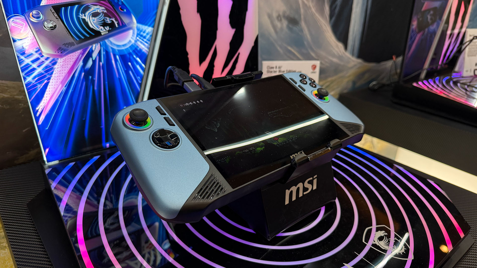 An electronic product being shown at CES 2026