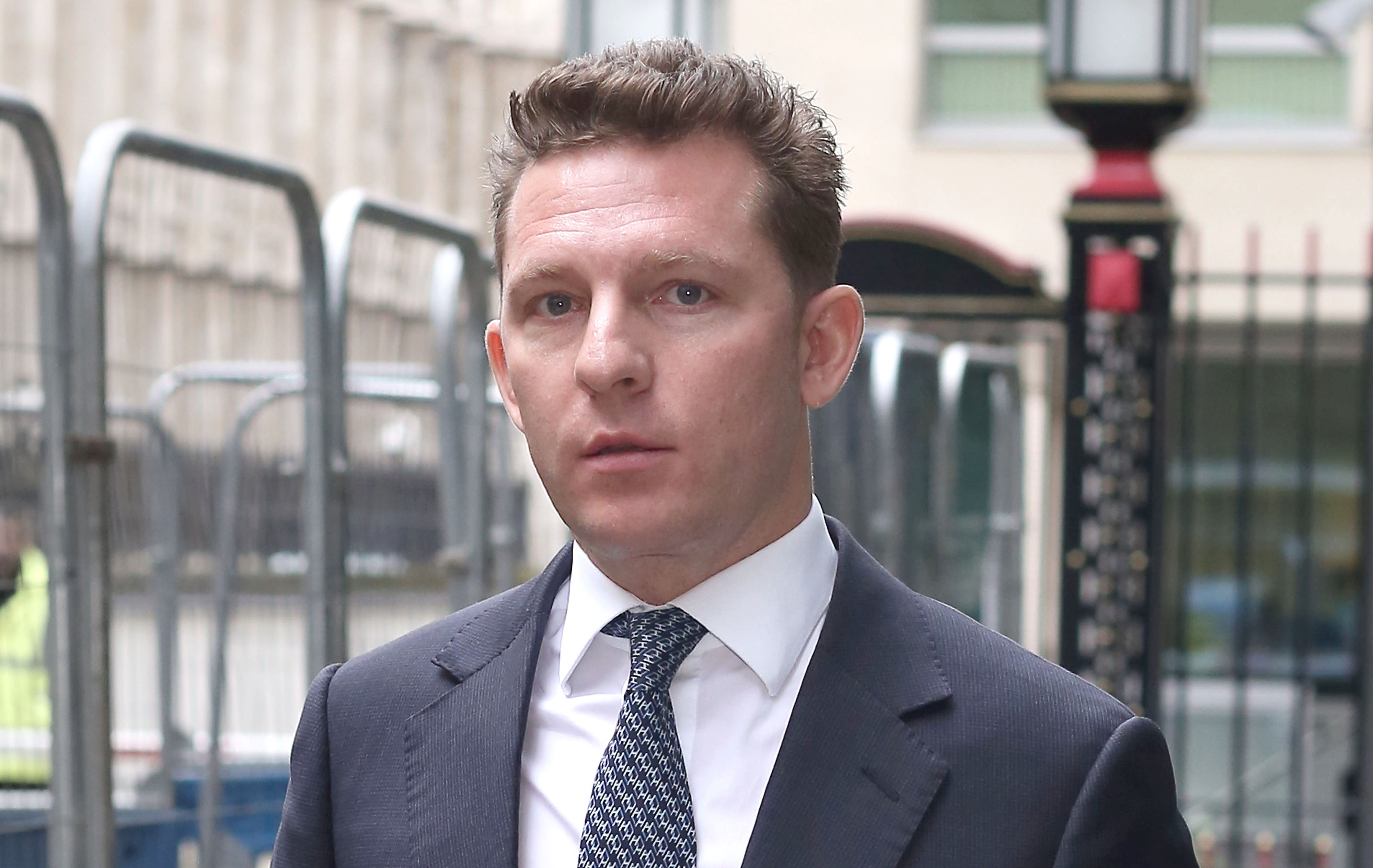 Property tycoon Nick Candy outside the Rolls Building in London, where he and his brother Christian are being sued.