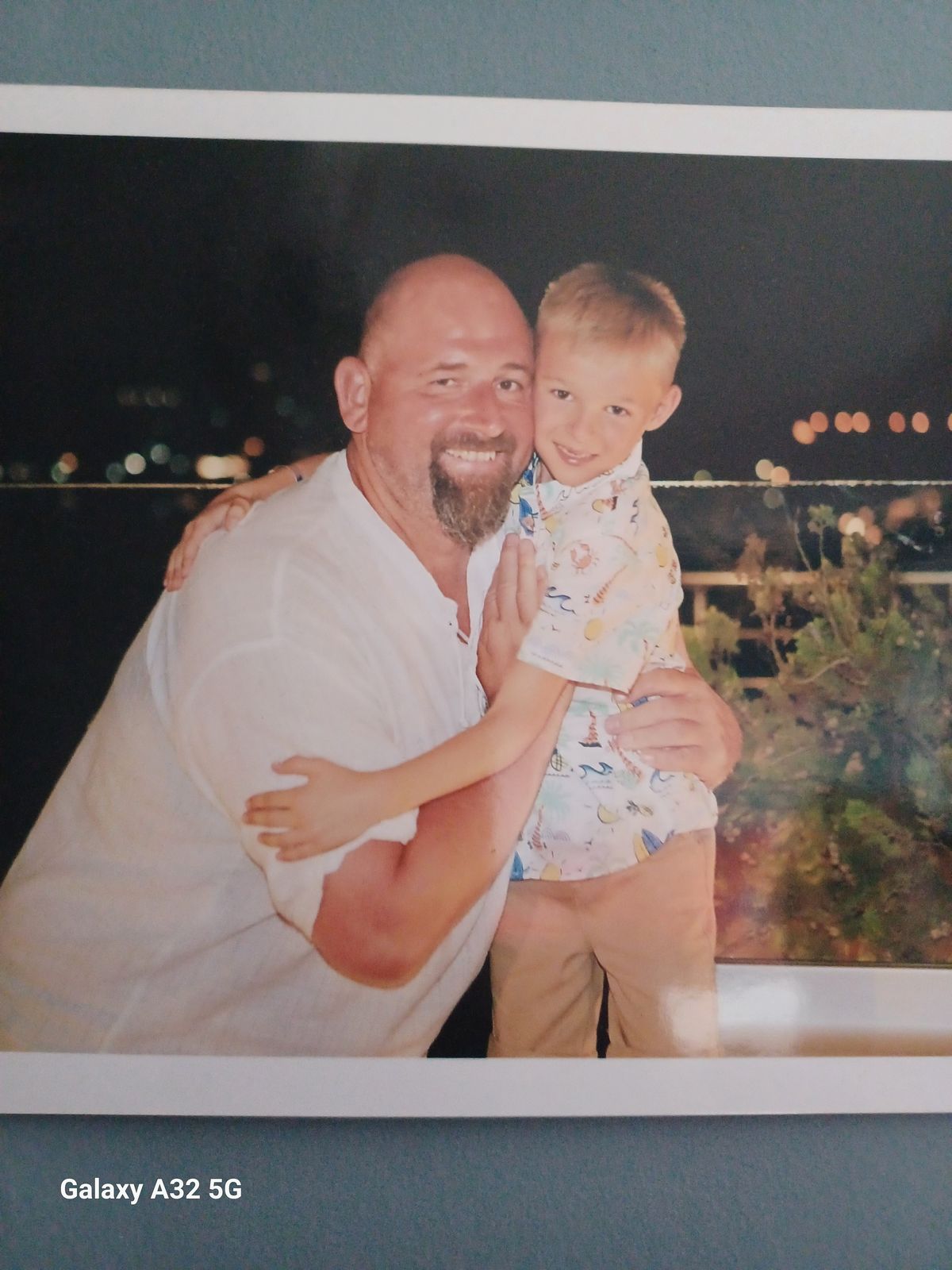 Christopher with dad Lee