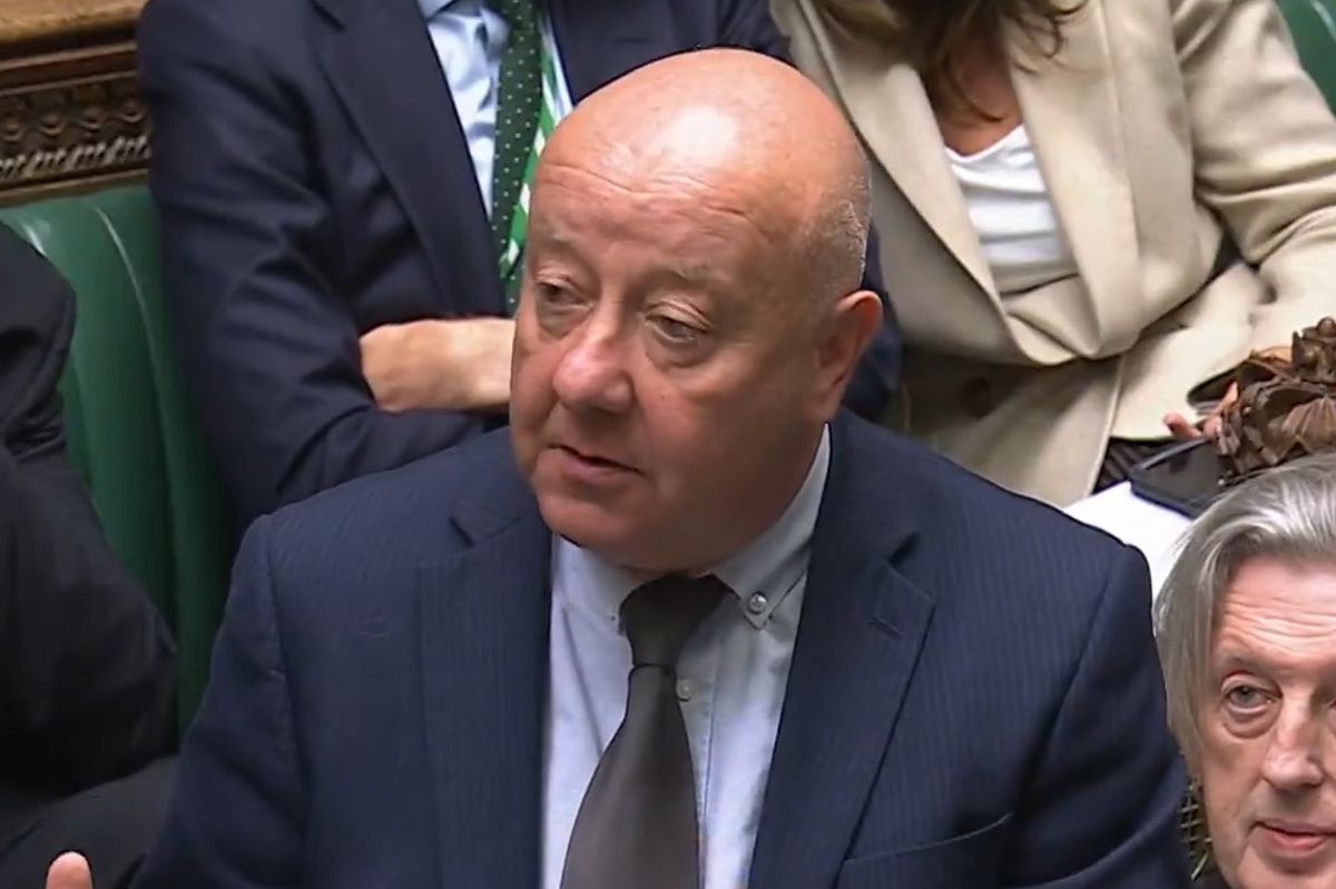 Torbay MP Steve Darling speaking in the House of Commons