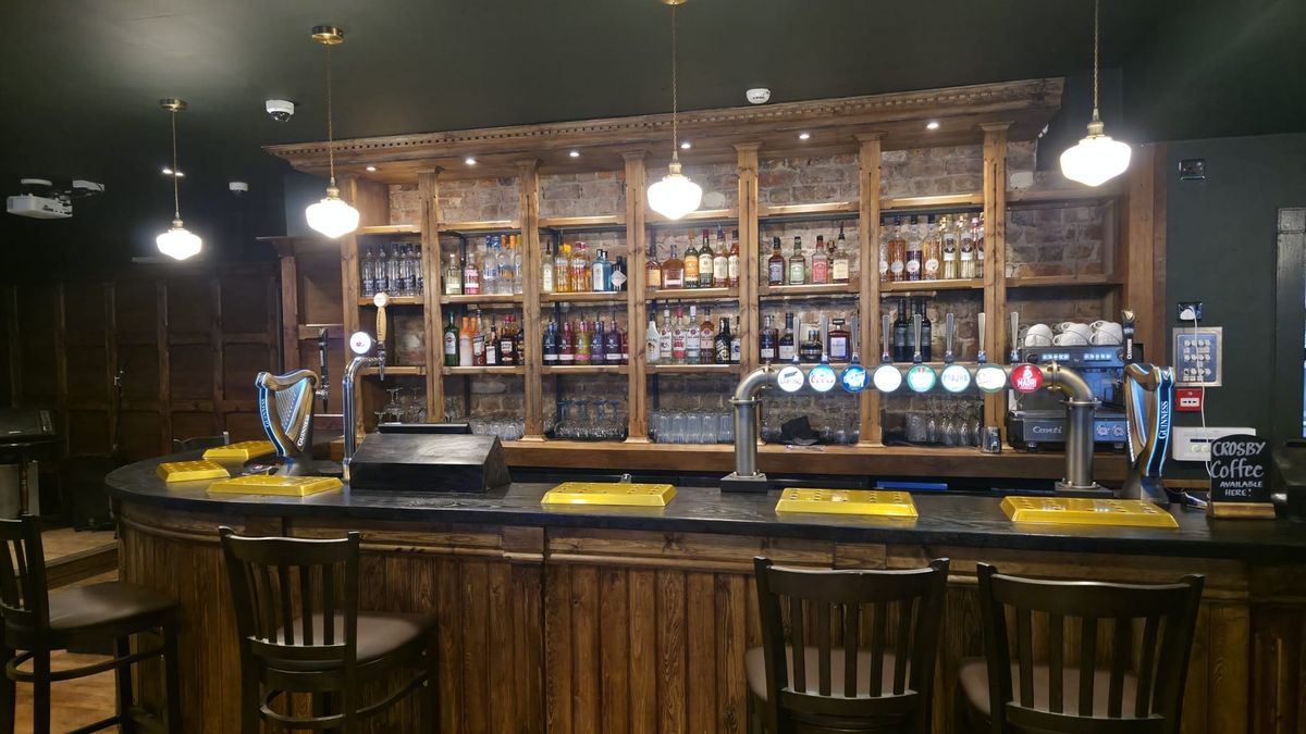 Inside Harrington's Bar on Victoria Street