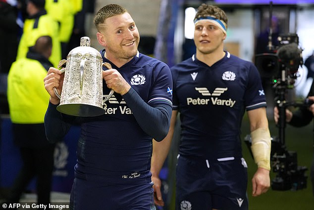 Finn Russell (left) has shone for Scotland but, like many others, does not perform consistently