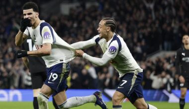 Tottenham vs Manchester City - Premier League LIVE: Latest score, team news and updates as Dominic Solanke's second-half brace sees Spurs level scoreline - including a sublime SCORPION kick on 70 minutes