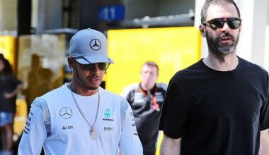Lewis Hamilton has parted company with Marc Hynes (right) ahead of the upcoming F1 season