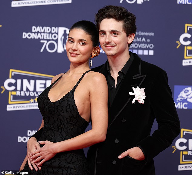 Kylie has been dating actor Timothee for three years (pictured May 2025)