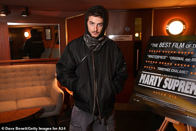 Timothée Chalamet attended a special screening of Marty Supreme at The Curzon Mayfair in London on Sunday