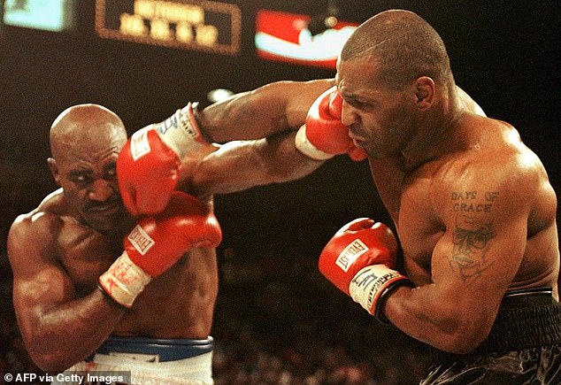 Tyson bit Holyfield's ear during a 1997 rematch at the MGM Grand