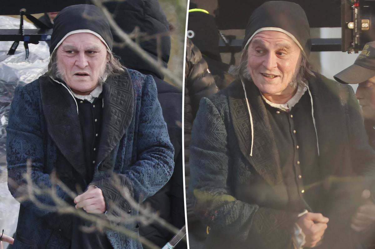 Hollywood A-lister looks unrecognizable on set of 'Ebenezer: A Christmas Carol'