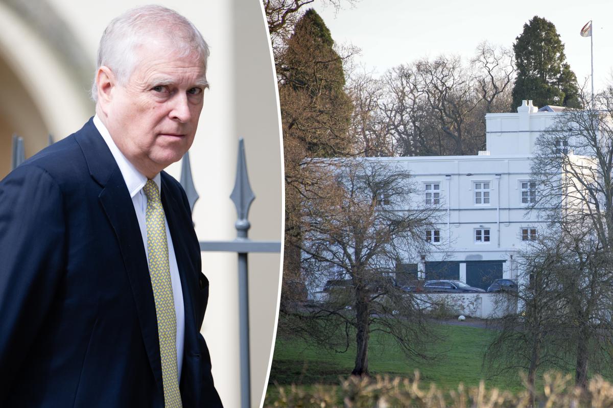 Ex-Prince Andrew officially moves out of Royal Lodge