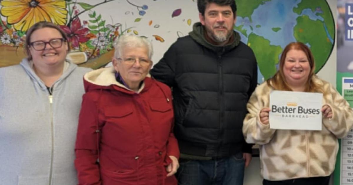 Barrhead group moving closer to circular community bus