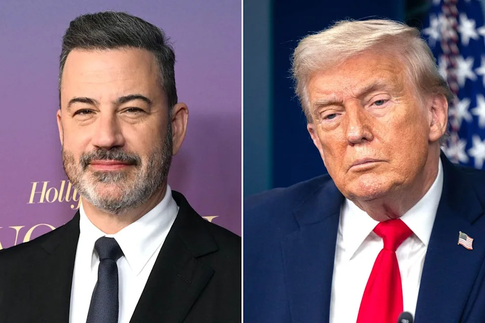 Jimmy Kimmel; Donald Trump Michael Kovac/The Hollywood Reporter via Getty; Nathan Posner/Anadolu via Getty