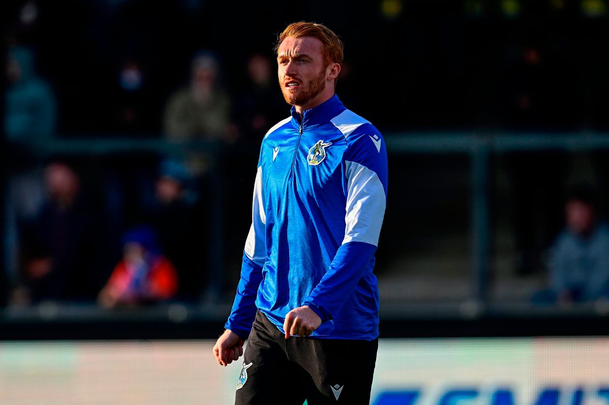 Callum Morton of Bristol Rovers during the Sky Bet League 2 Match between Bristol Rovers and Notts County at Memorial Stadium on 29 November 2025. Photo: Tom Sandberg/PPAUK