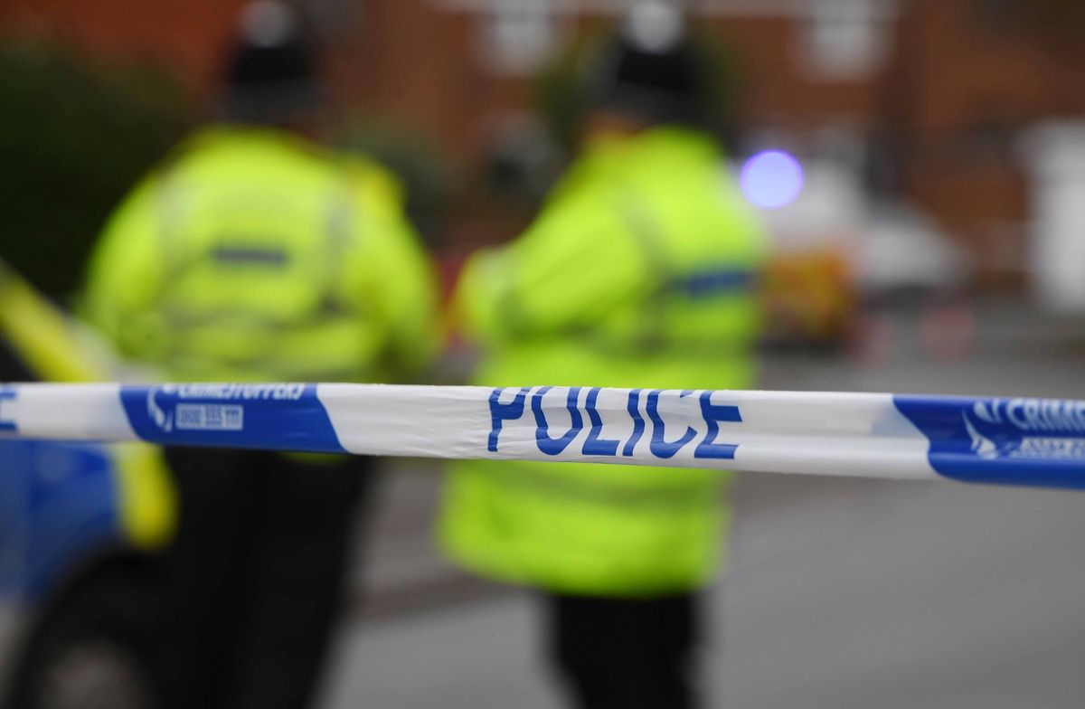 Stock image of a police cordon