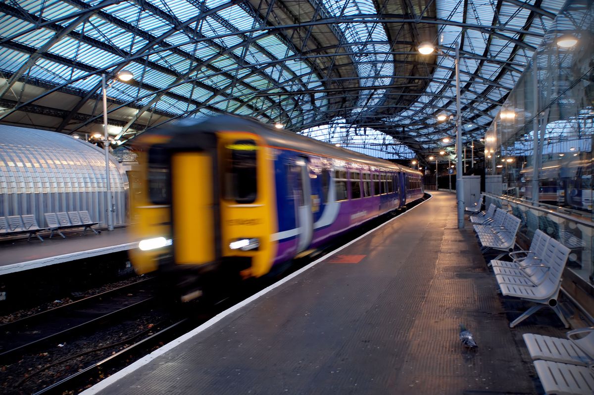 A Northern train at Liverpool Lime Street 