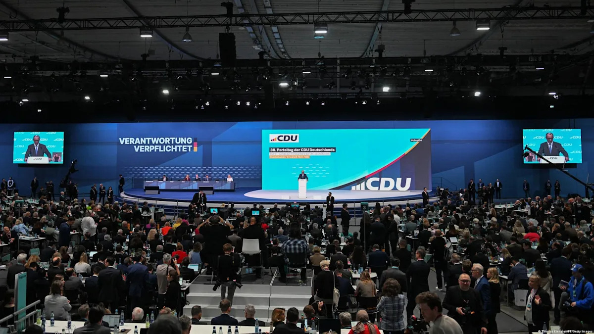 Germany news: CDU party conference resumes in Stuttgart