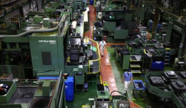 Japan's factory activity growth hits near 3-1/2-year peak, PMI shows