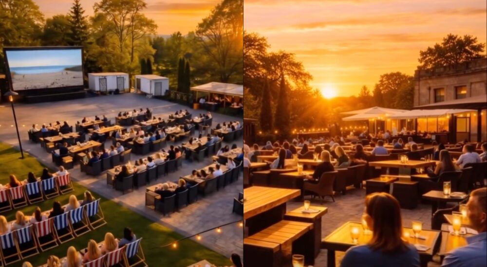 The new outdoor cinema experience where you can eat what you see