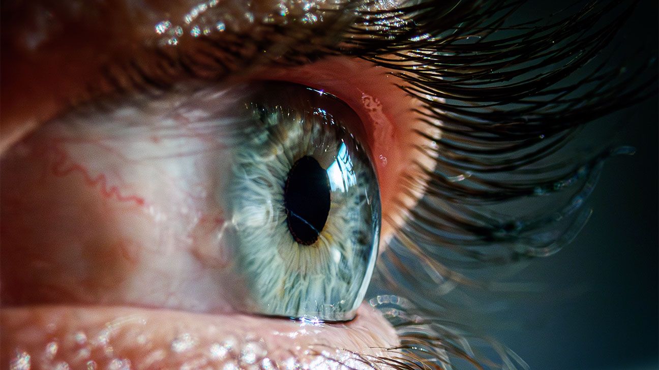 Close up of human eye