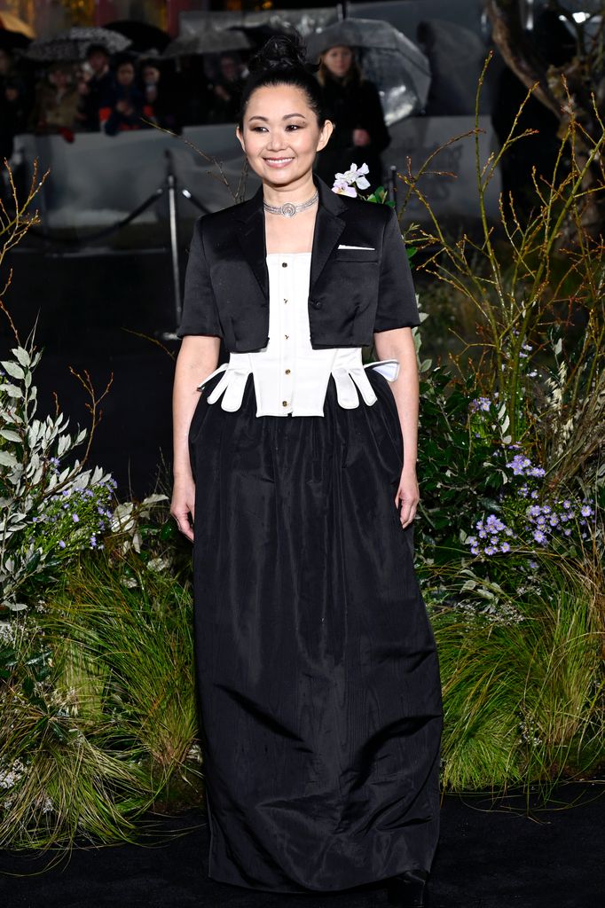 LONDON, ENGLAND - FEBRUARY 05: Hong Chau attends the "Wuthering Heights" UK Premiere at Odeon Luxe Leicester Square on February 05, 2026 in London, England. (Photo by Gareth Cattermole/Getty Images)