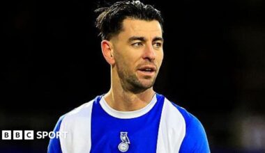 Bristol Rovers striker Joe Quigley, playing for Oldham Athletic