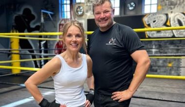 At 51, Geri Horner built serious strength with boxing – here’s the 10-minute core workout behind it