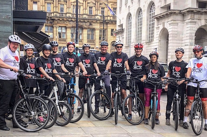 ilovemcr cycling cyclists manchester charity