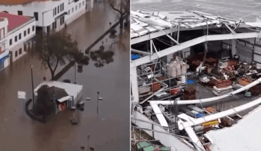 Travel chaos looms for Britons after popular holiday hotspot battered by devastating weather