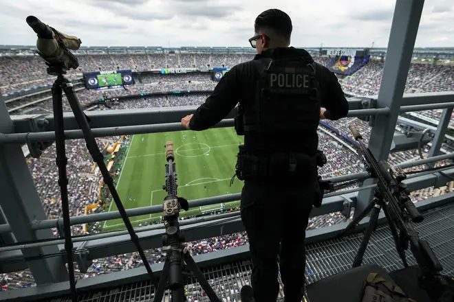 Federal law enforcement is expected to deploy sniper teams to protect fans at the games