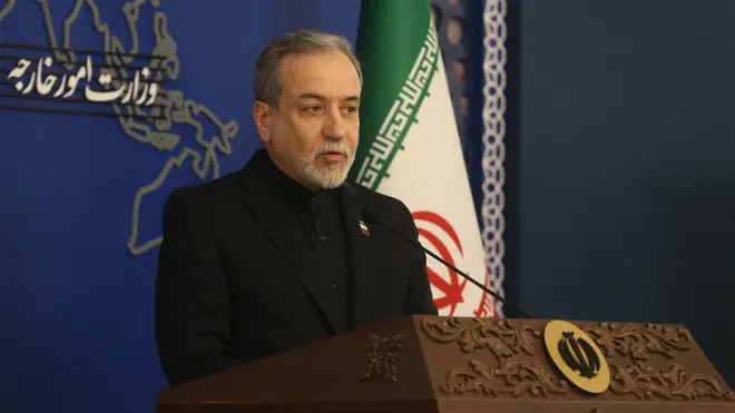 Iran's Foreign Minister Seyed Abbas Araghchi.