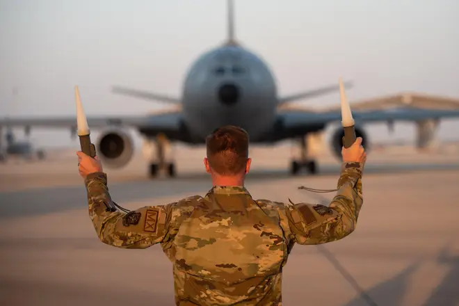 The Prince Sultan Air Base.