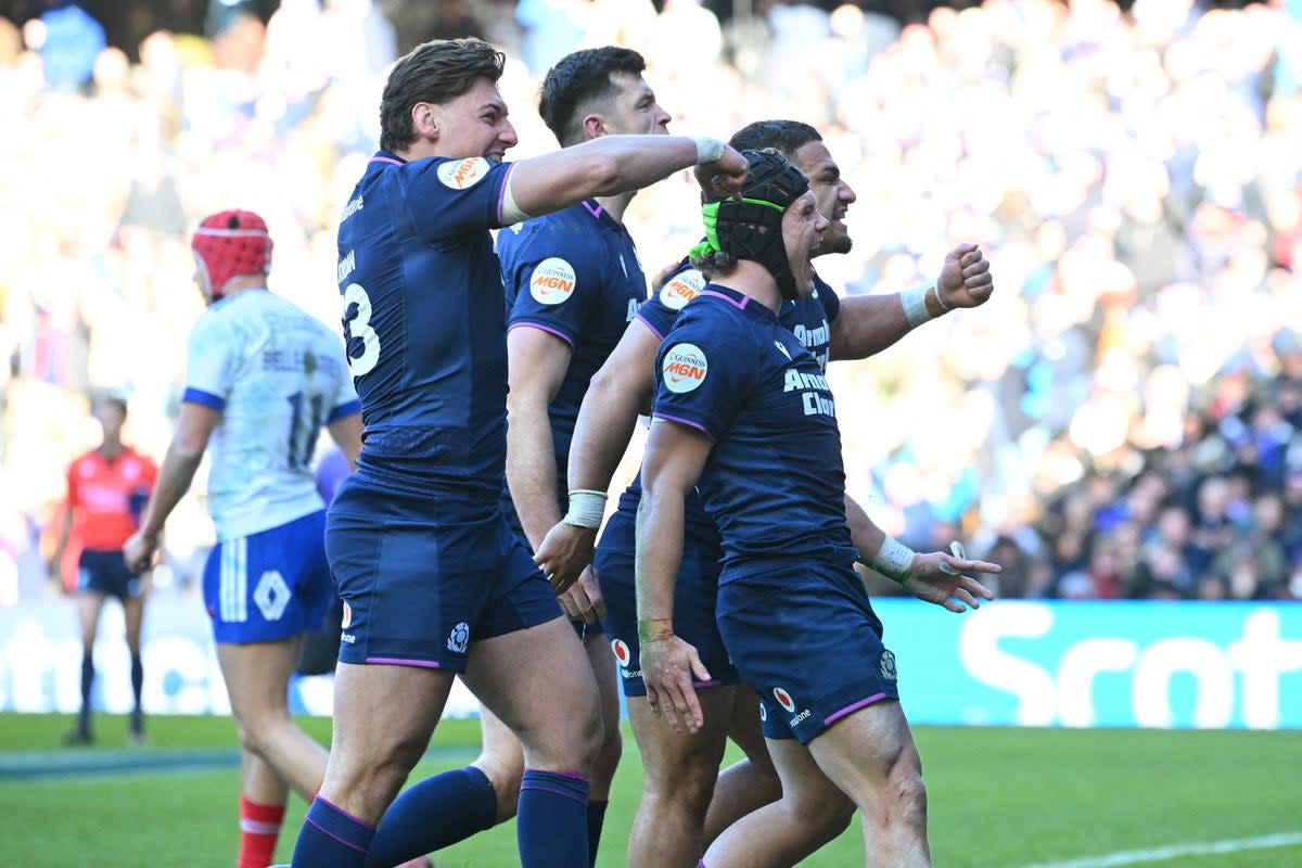 Scotland are bidding for a first Six Nations title (AFP/Getty)