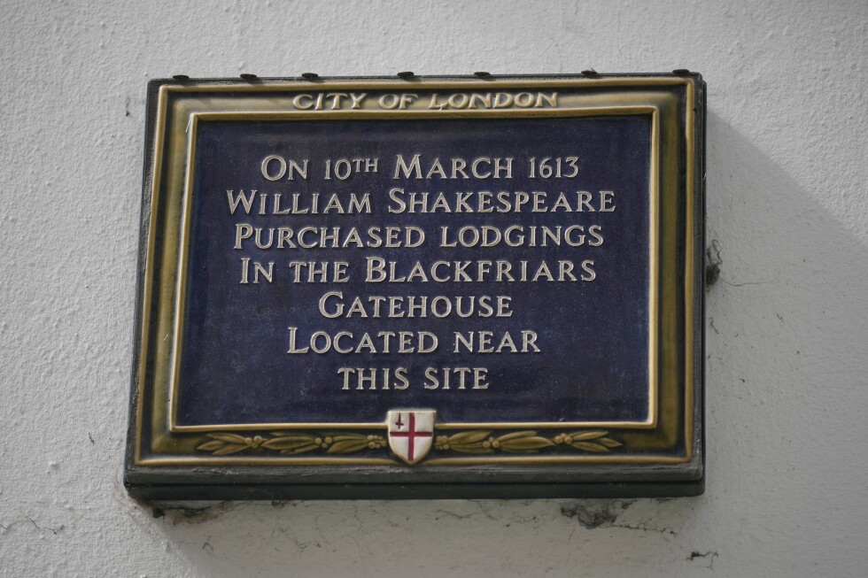 Map sheds new light on Shakespeare's life in London