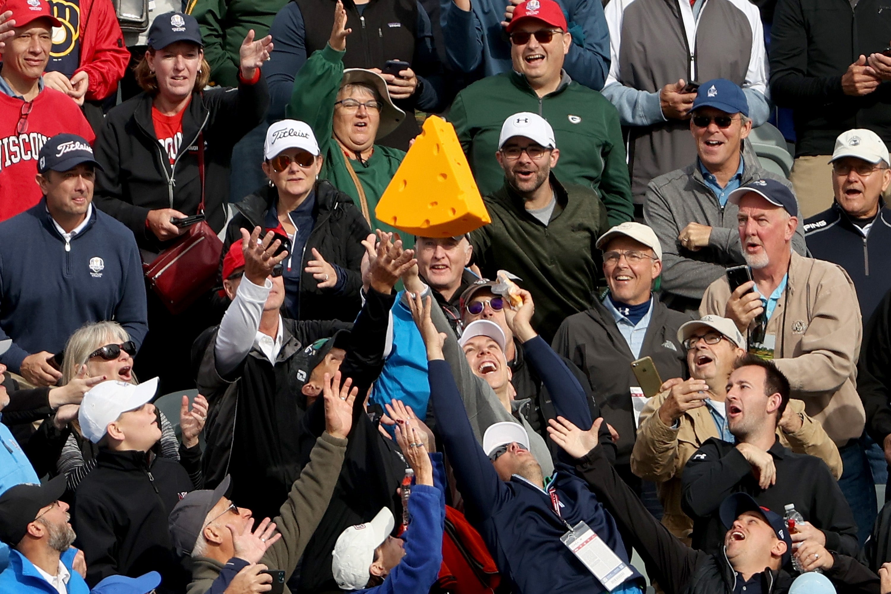 The cheesehead hat has been embraced by fans of various sports in the US