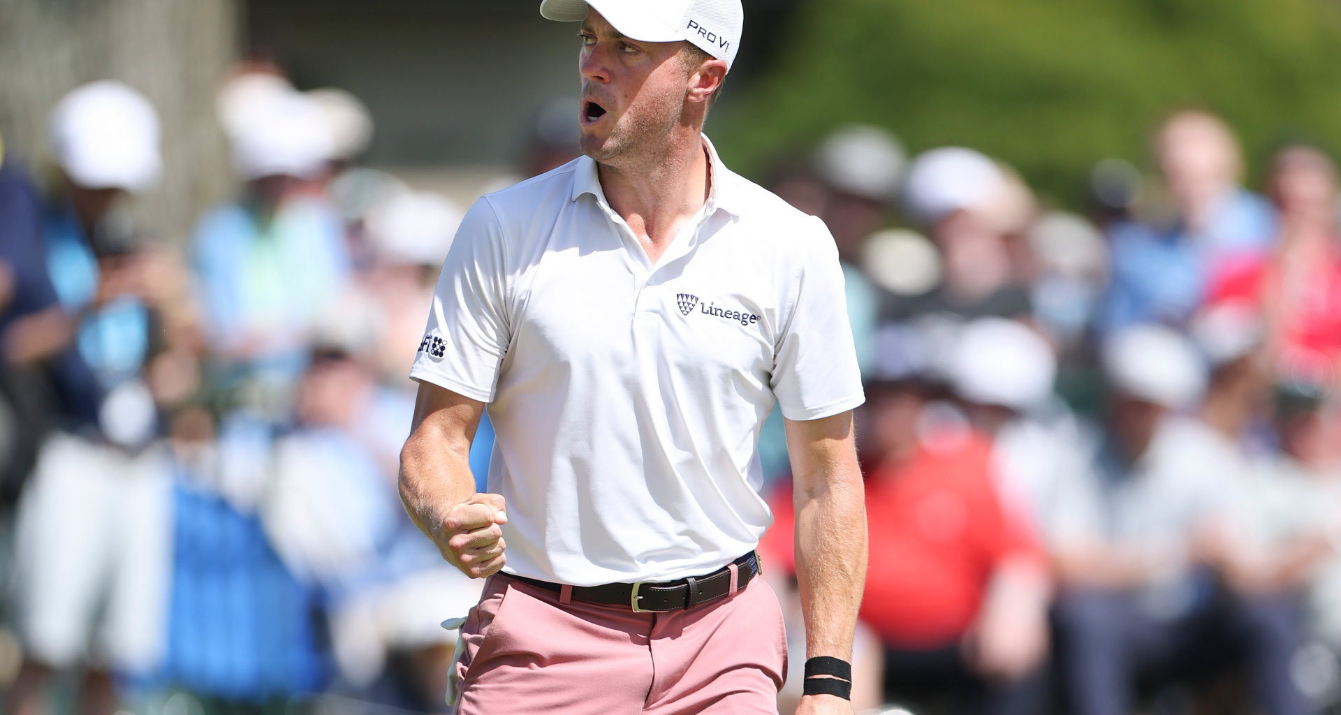 Justin Thomas downed ‘five beers’ while holding clubhouse lead as he cracks jokes at PGA Championship