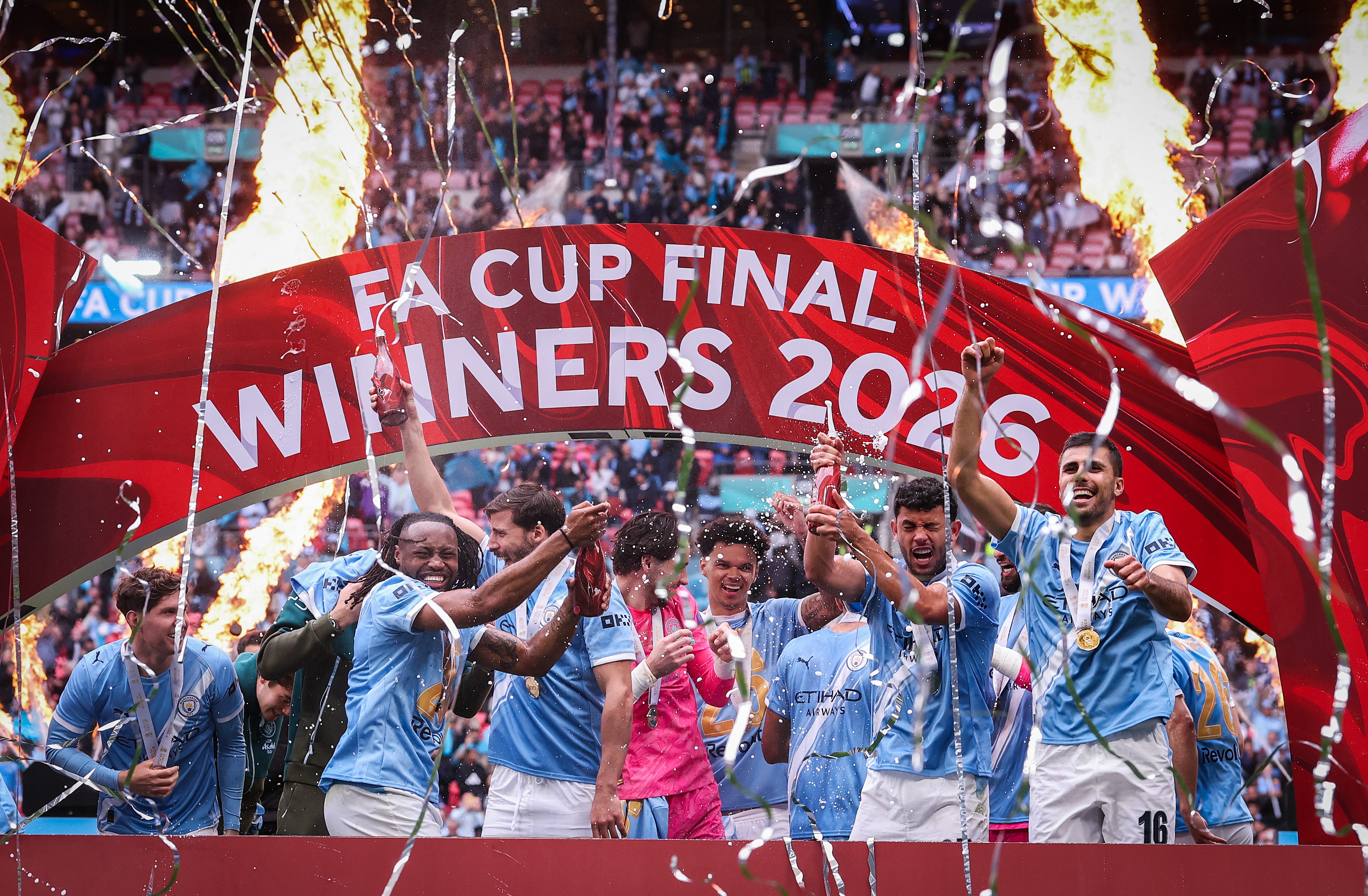City could yet win a 21st trophy under Guardiola before the end of the season