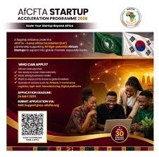 Call for Applications: AfCFTA Startup Acceleration Program 2026 for African
