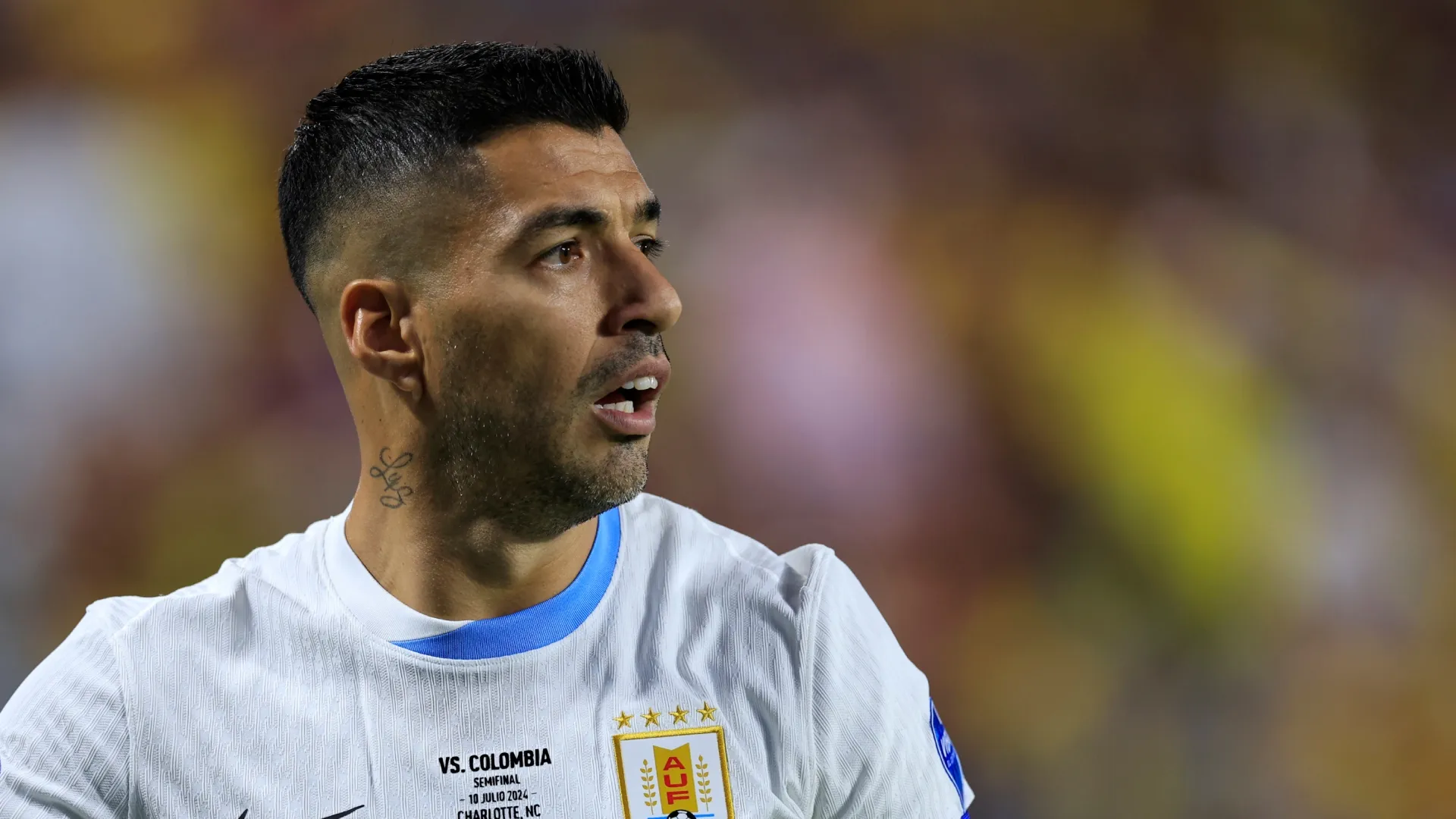 Luis Suarez played for Uruguay between 2007 and 2024.