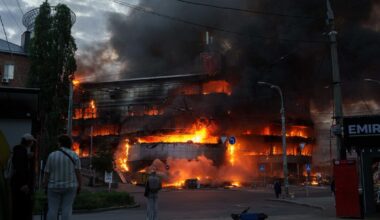 Russia uses hypersonic missile in a mass attack on Kyiv, Ukraine says