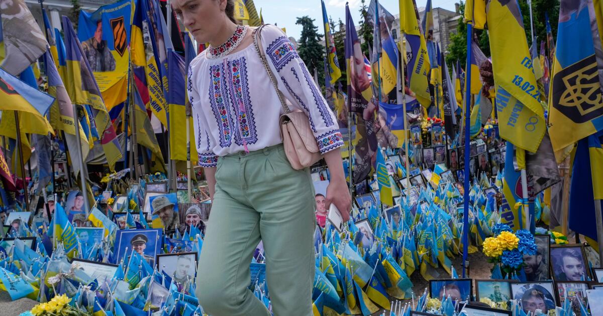 Ukrainian protesters in Kyiv urge veto of a bill families fear could declare missing soldiers dead