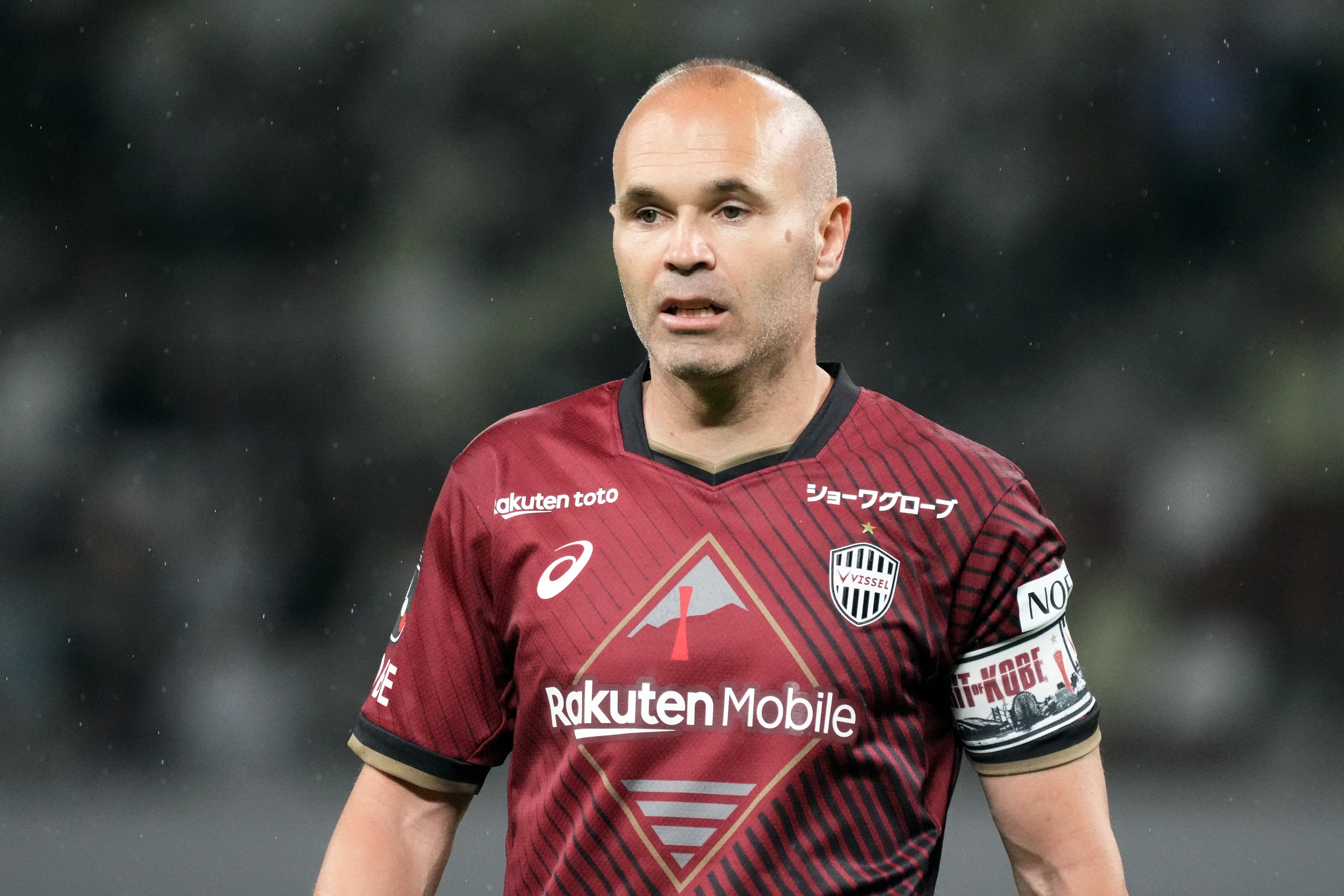 Iniesta called time on his playing career in 2024