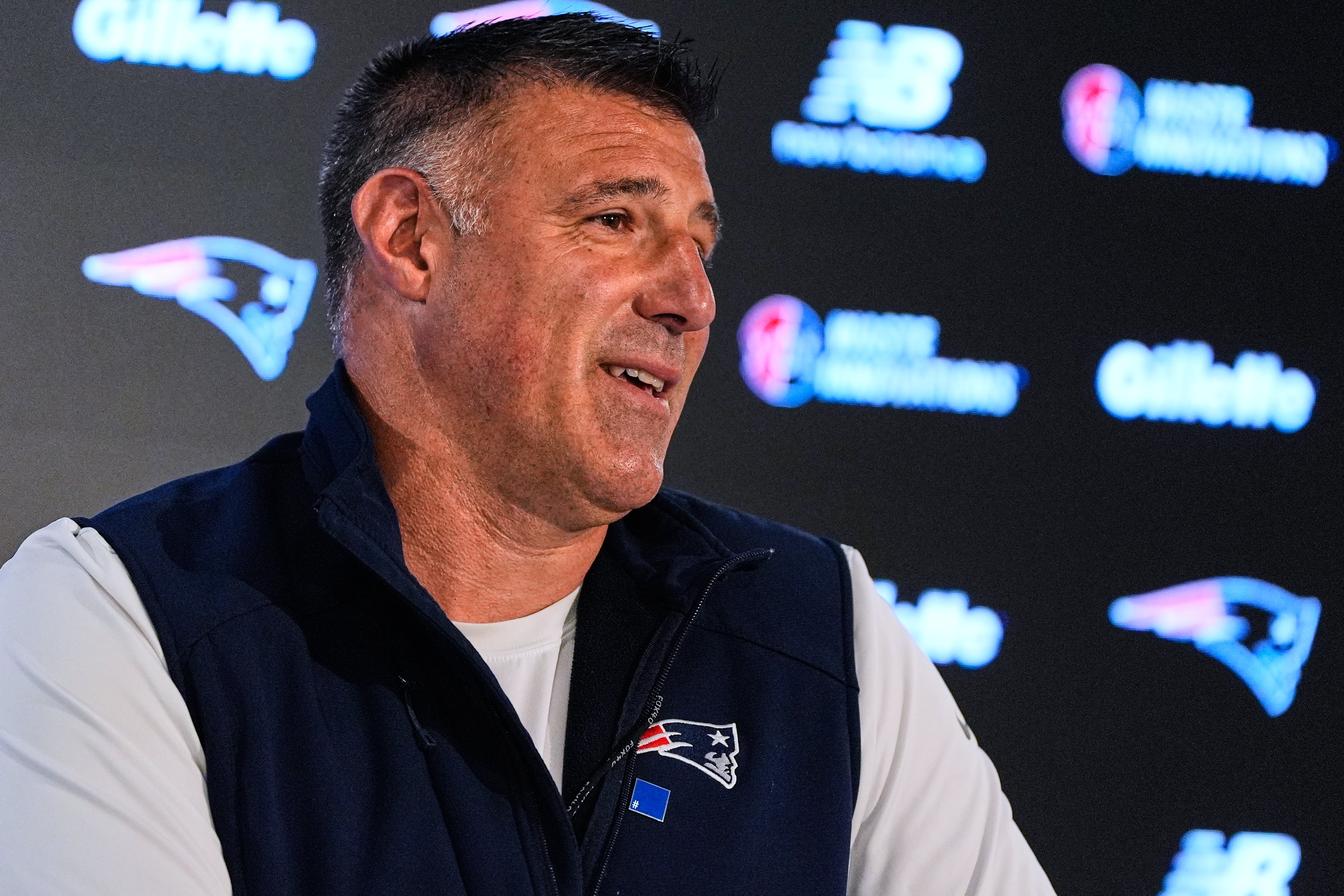 Mike Vrabel said his ‘family is great’ amid Dianna Russini photo scandal