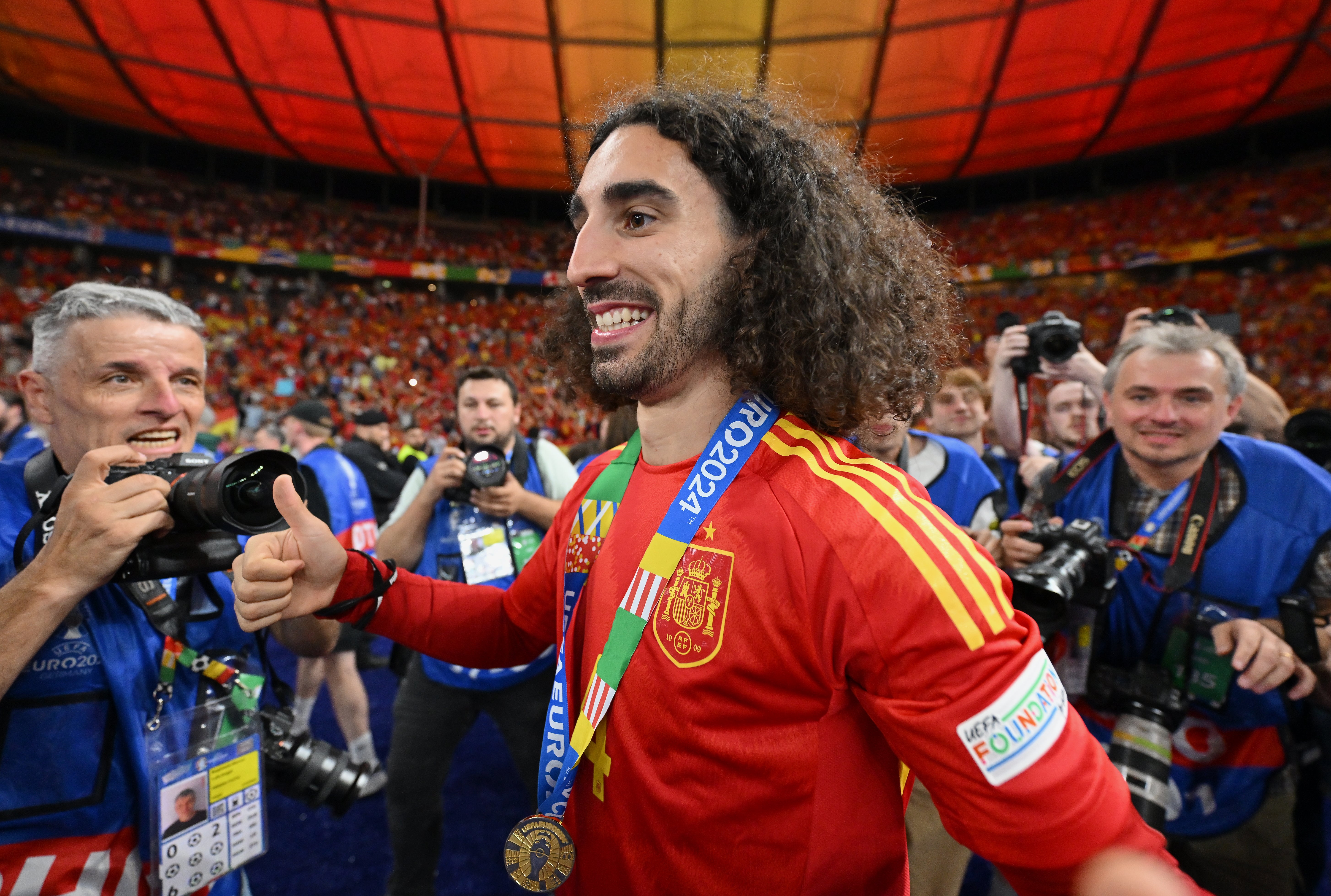 Cucurella won the Euros in 2024