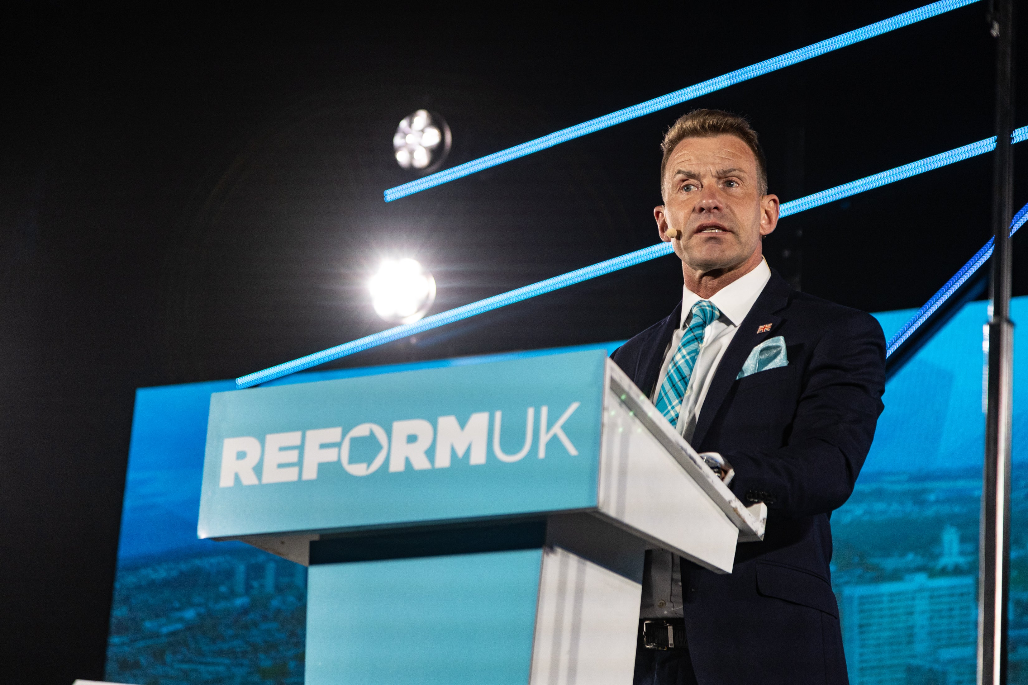 David Bull said that being chair of Reform UK nearly killed him