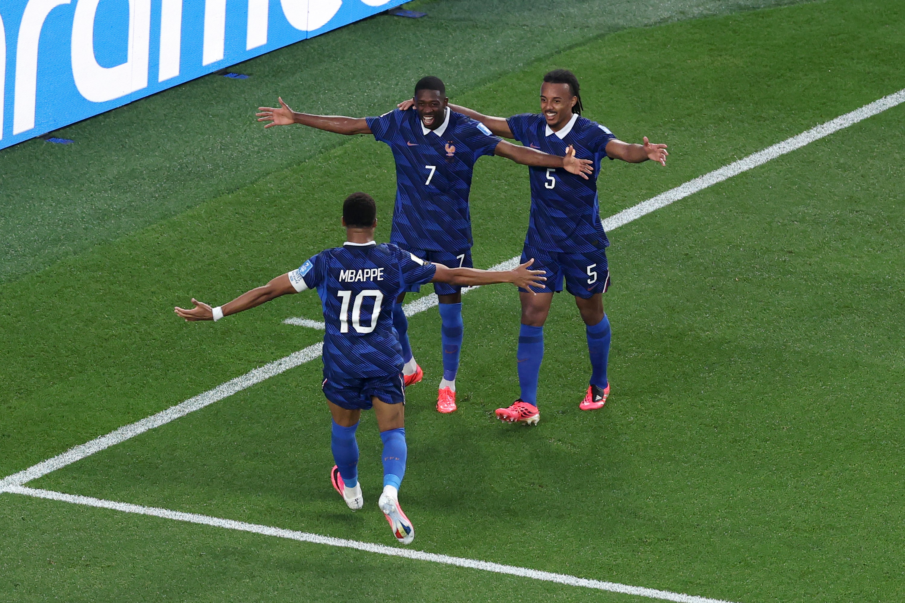 Dembele assisted Mbappe's second and rounded off the result with a goal of his own
