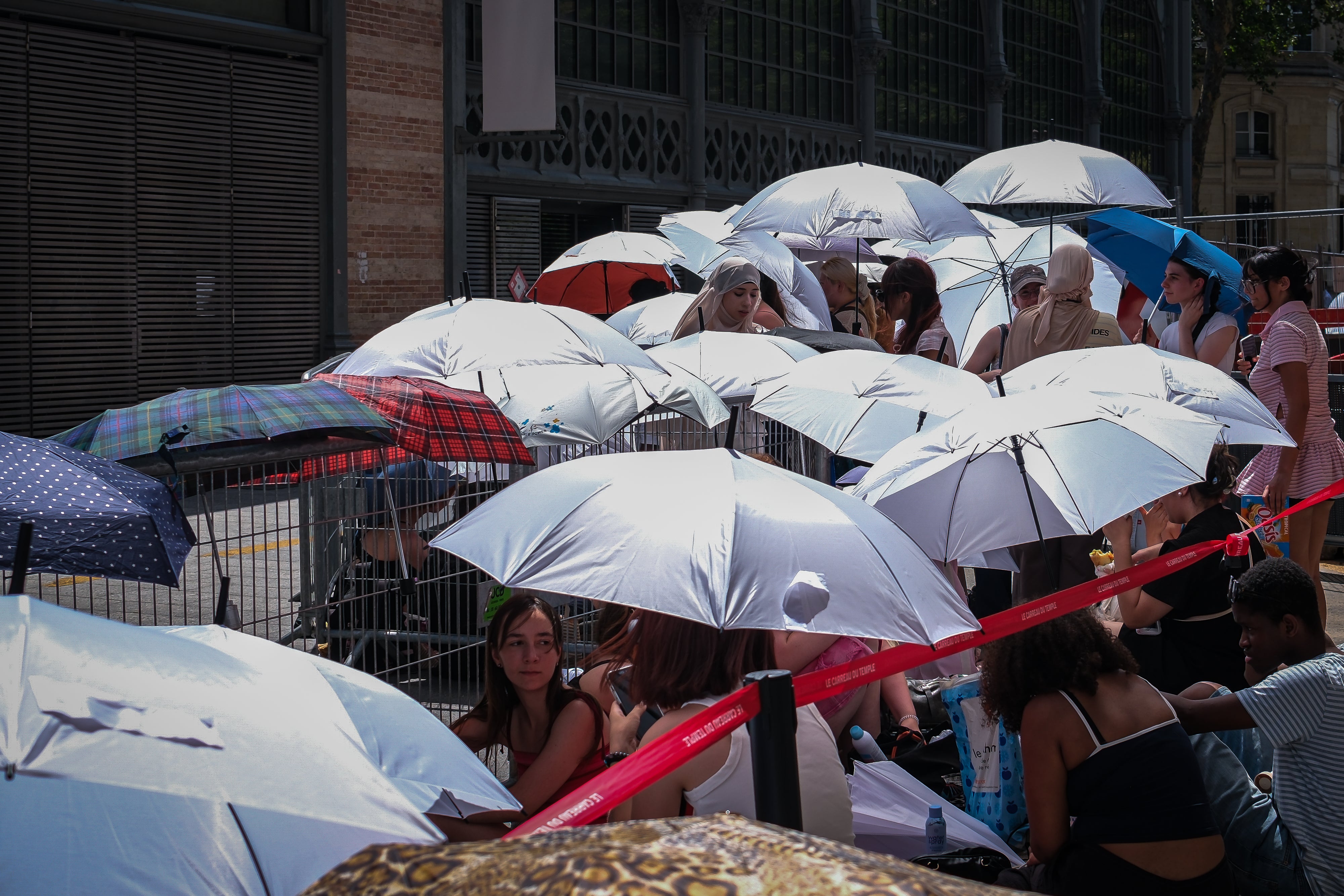 Paris brought in event and drinking bans this week after sweltering under 40C temperatures